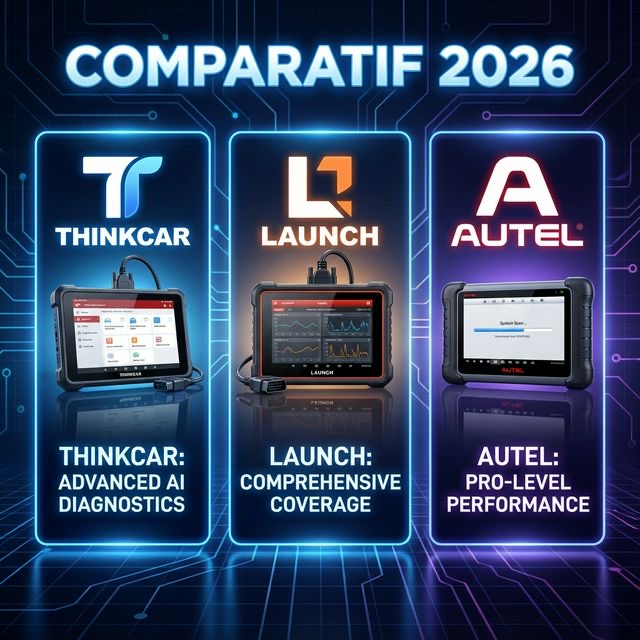 Comparatif valises diagnostic auto