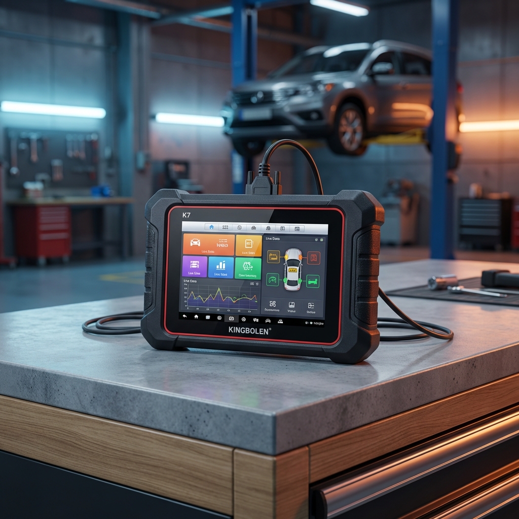 Test KINGBOLEN K7 diagnostic automobile atelier