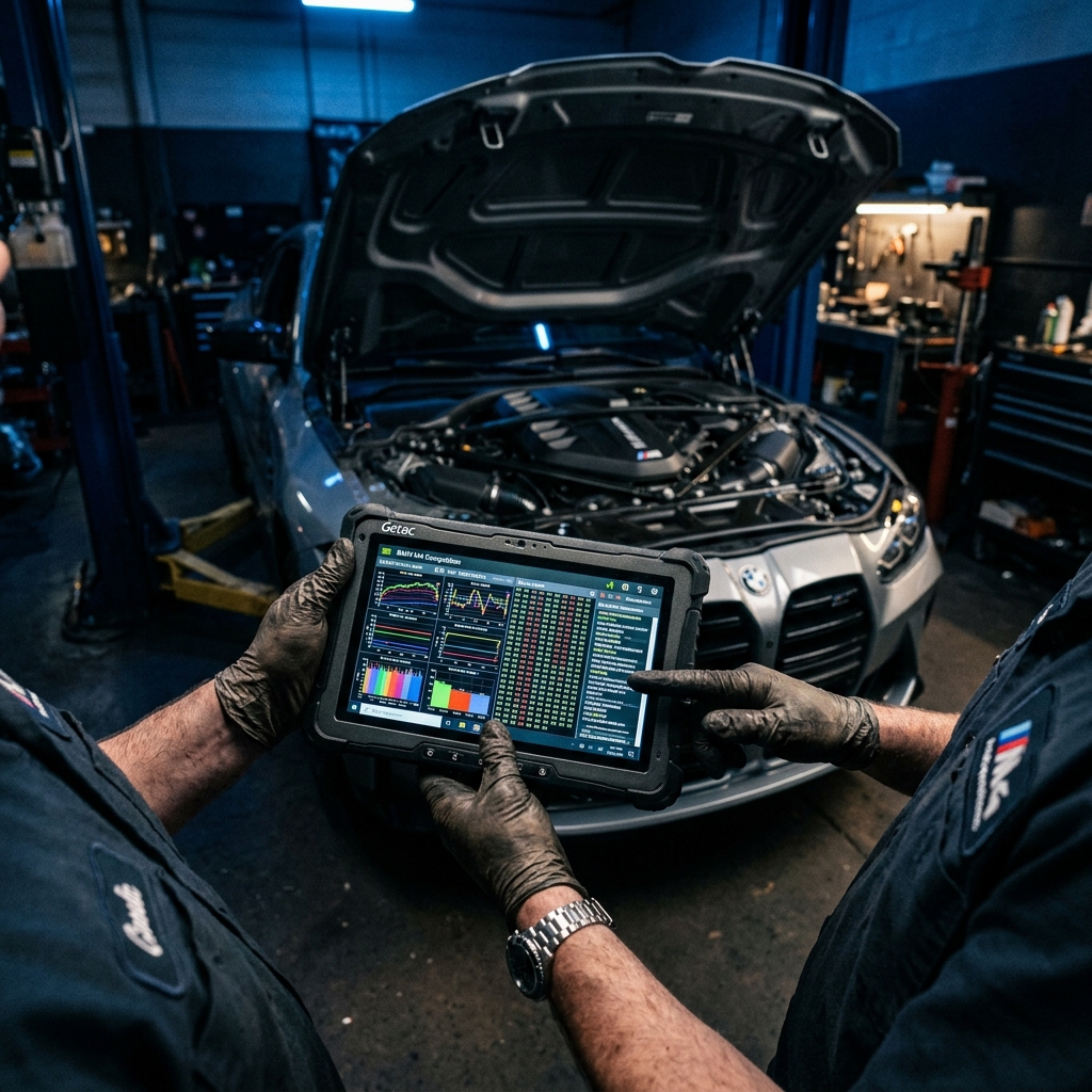 Diagnostic automobile sur le terrain en atelier