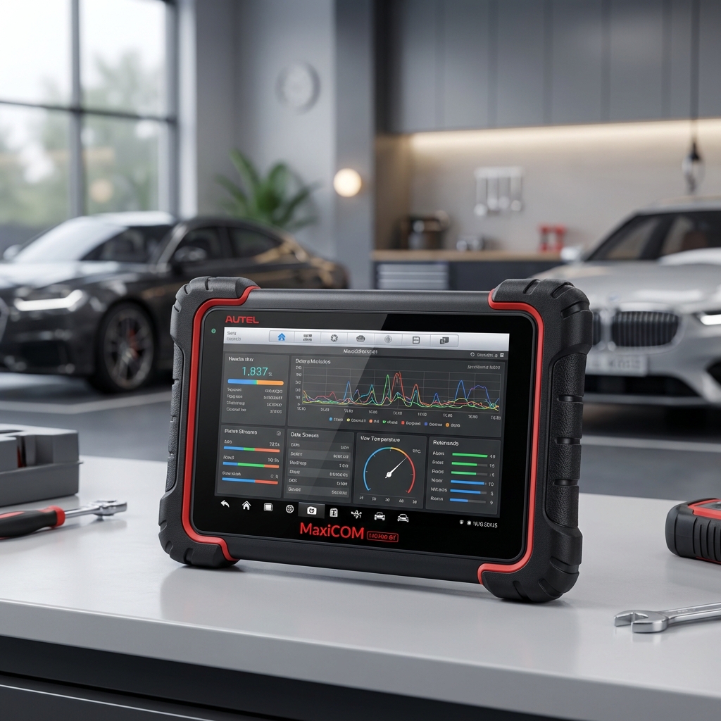Test Autel MaxiCOM MK900-BT diagnostic automobile
