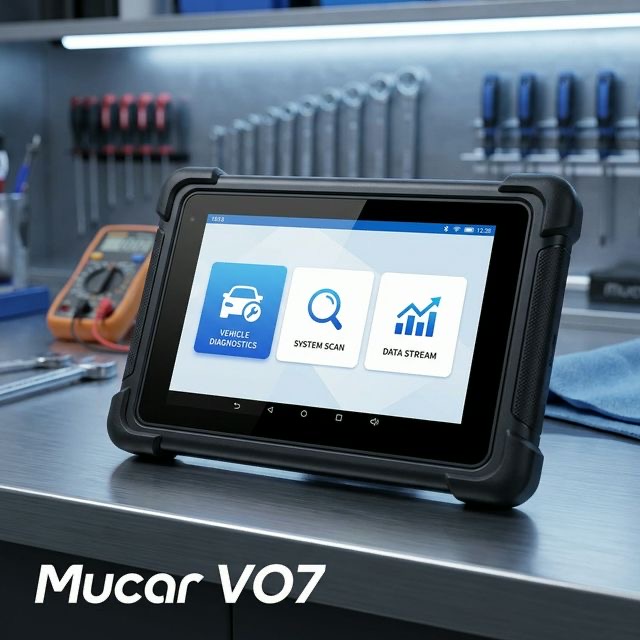 Test Mucar VO7 diagnostic automobile tablette